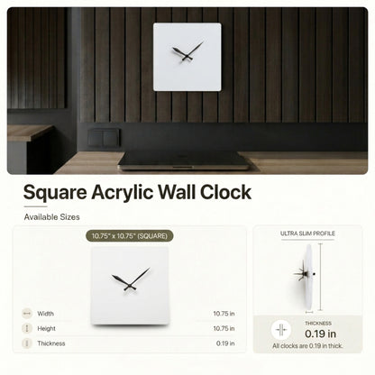 Mountain Bike Acrylic Wall Clock