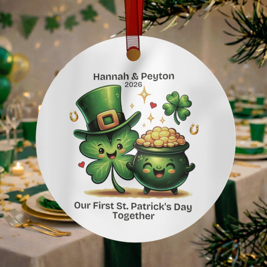 Personalized 1st St. Patricks Day Together Ornament