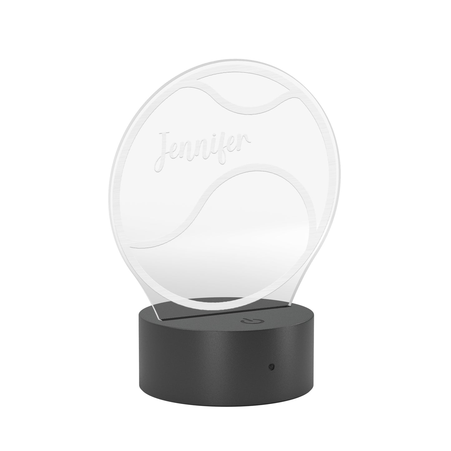Personalized Tennis Ball LED Name Light Custom Tennis Gift
