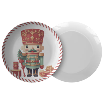 Thermosaf Polymer Plastic Nutcracker Christmas Plate