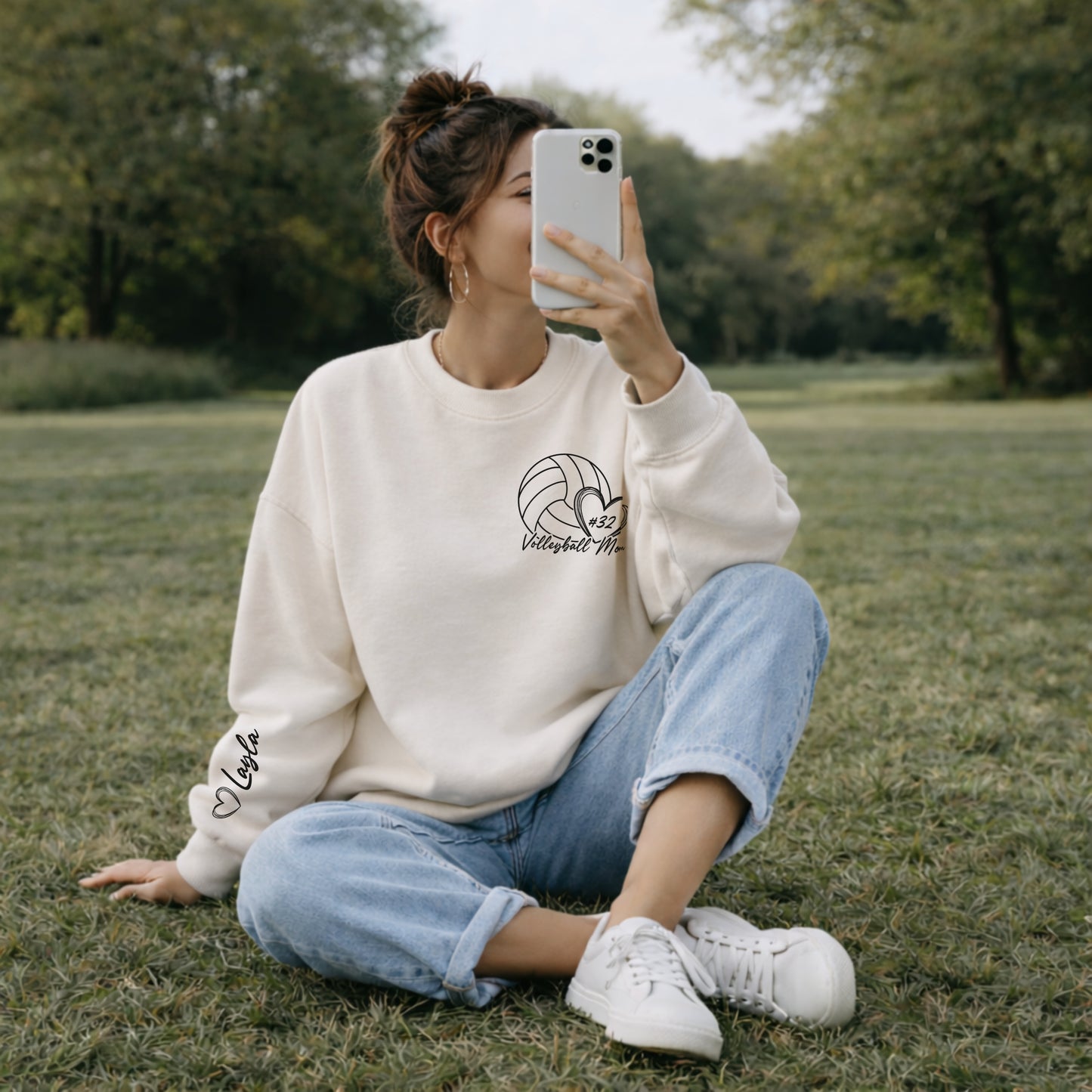 Personalized Volleyball Sweatshirt