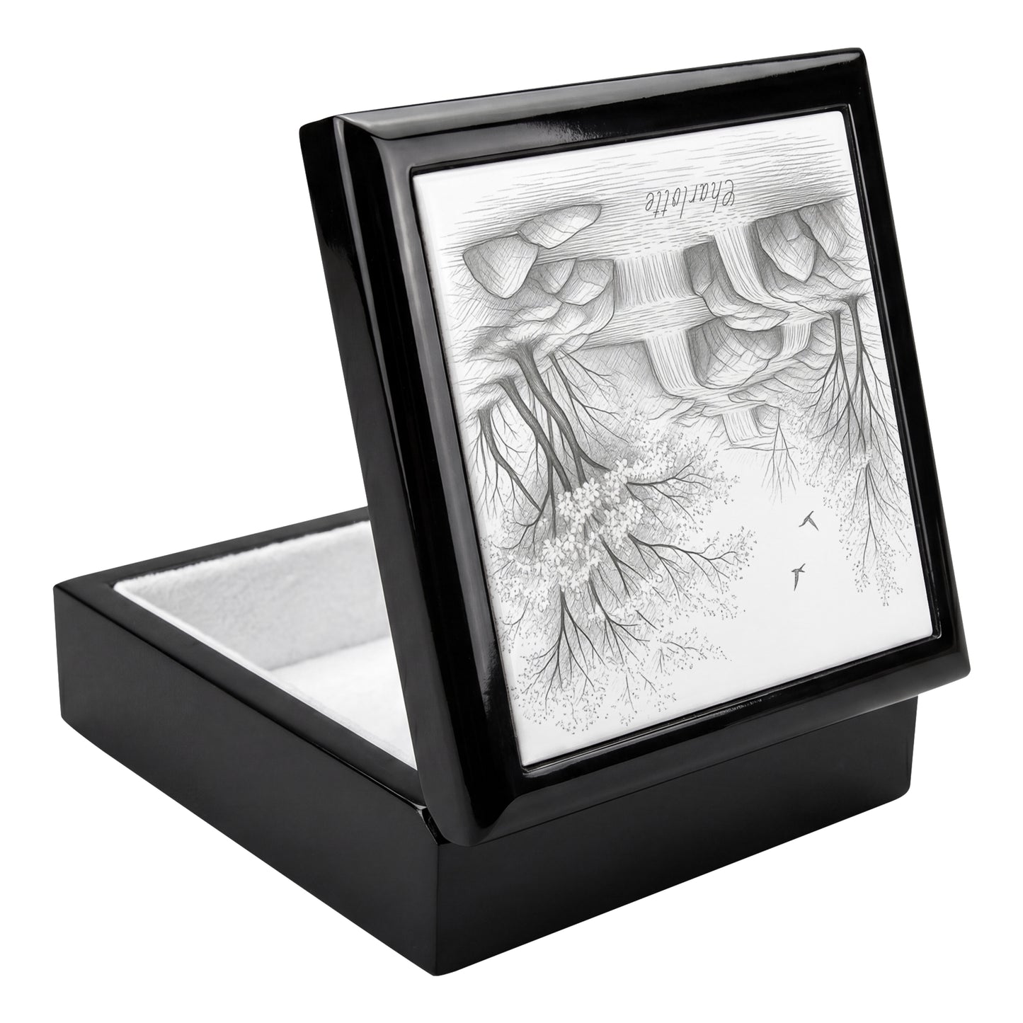 Personalized Waterfall Keepsake Box