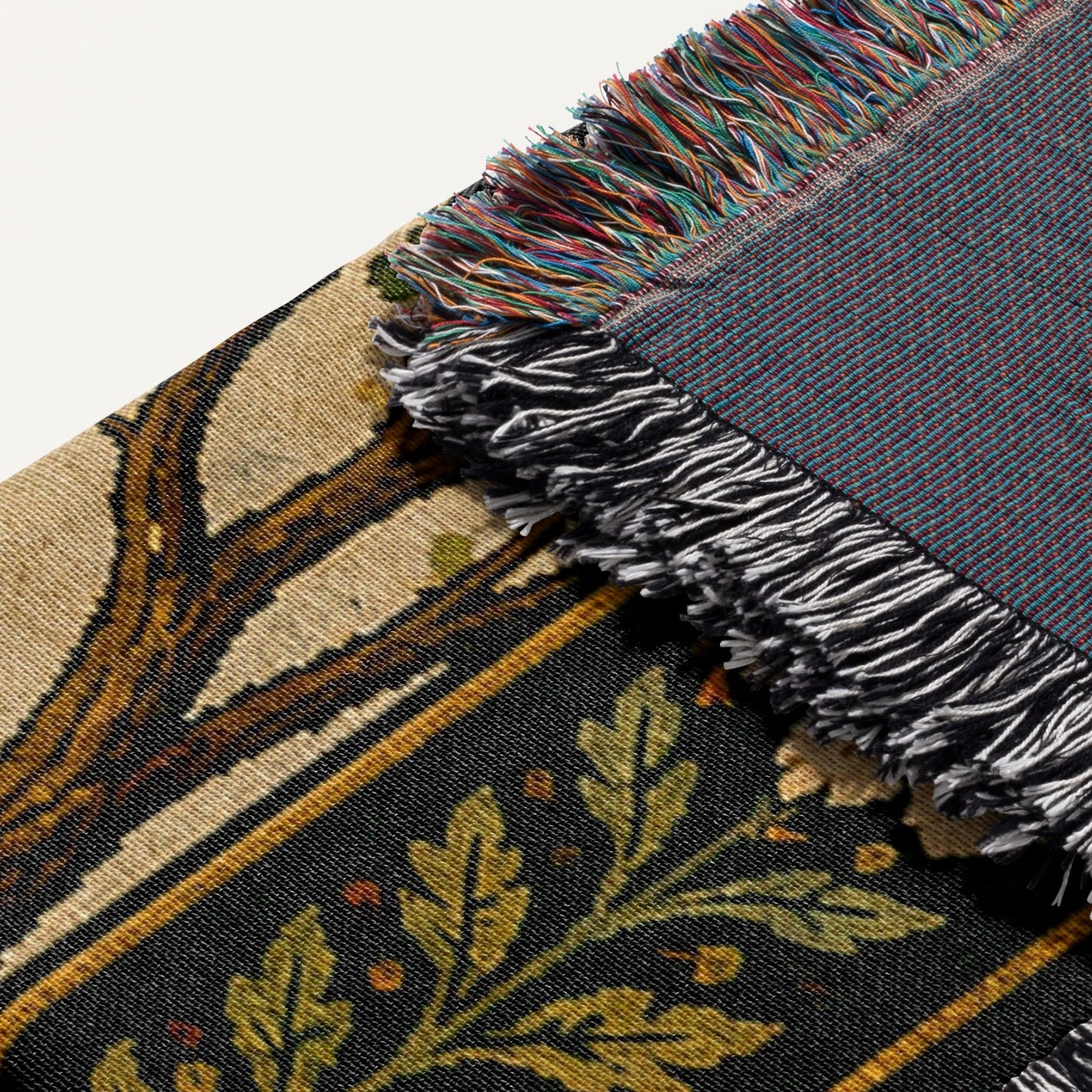 Waterfall Throw Blanket Woven Tapestry