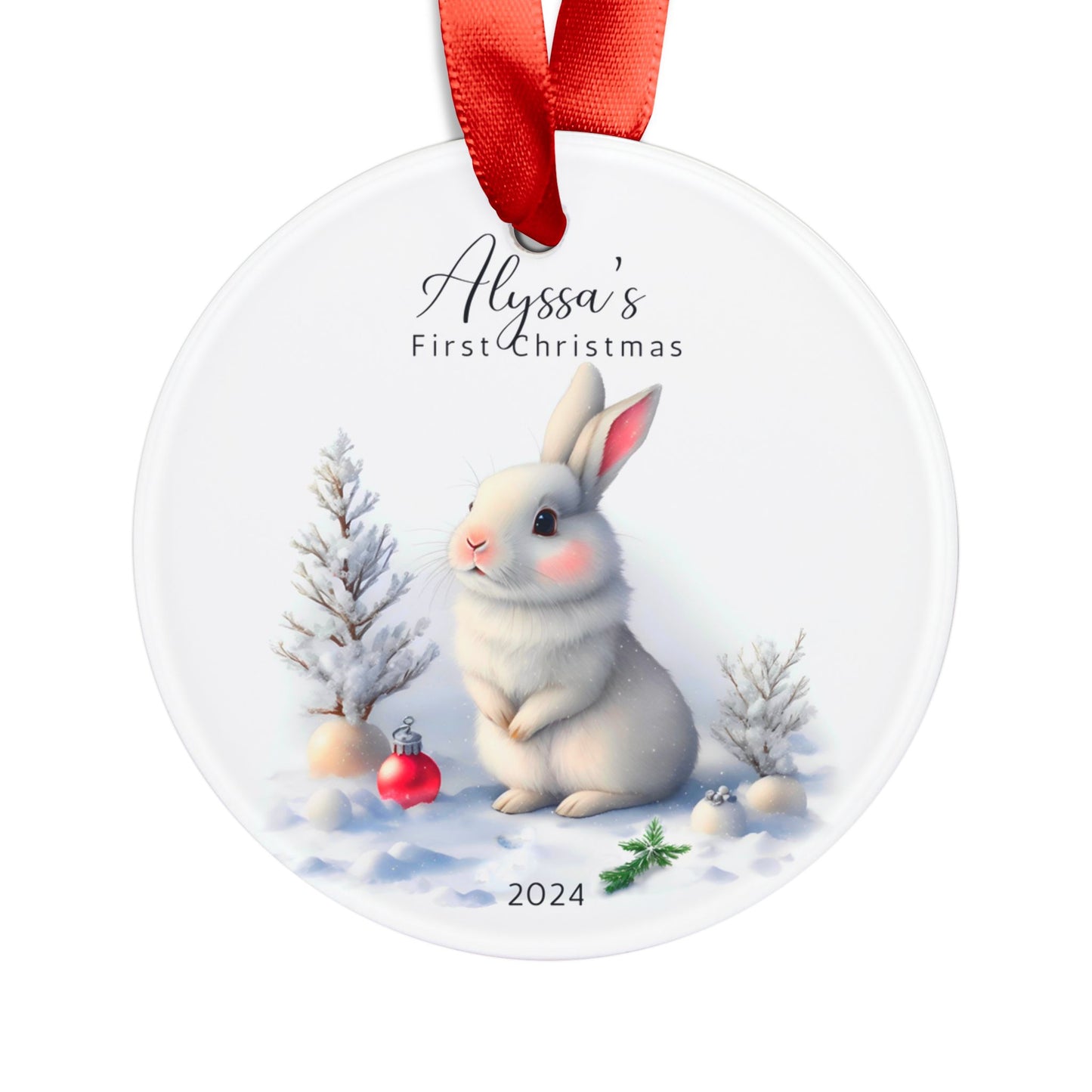 Baby First Christmas Ornament Personalized Keepsake