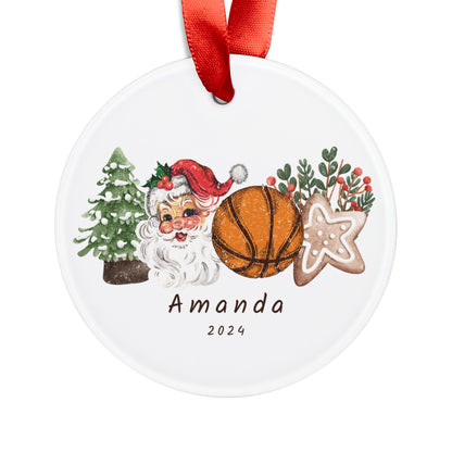 Personalized Basketball Ornament Basketball Player Gift