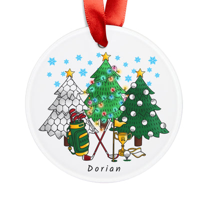 Personalized Golf Ornament Gift for Golfer