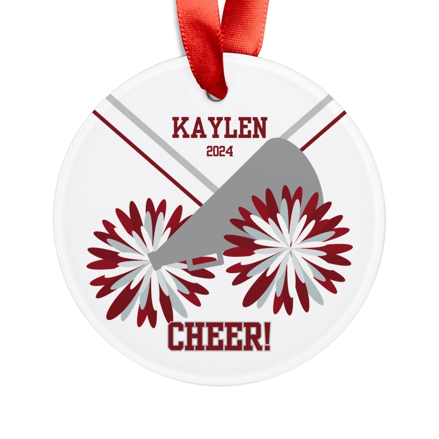 Custom Cheerleader Ornament Gift For Cheerleader