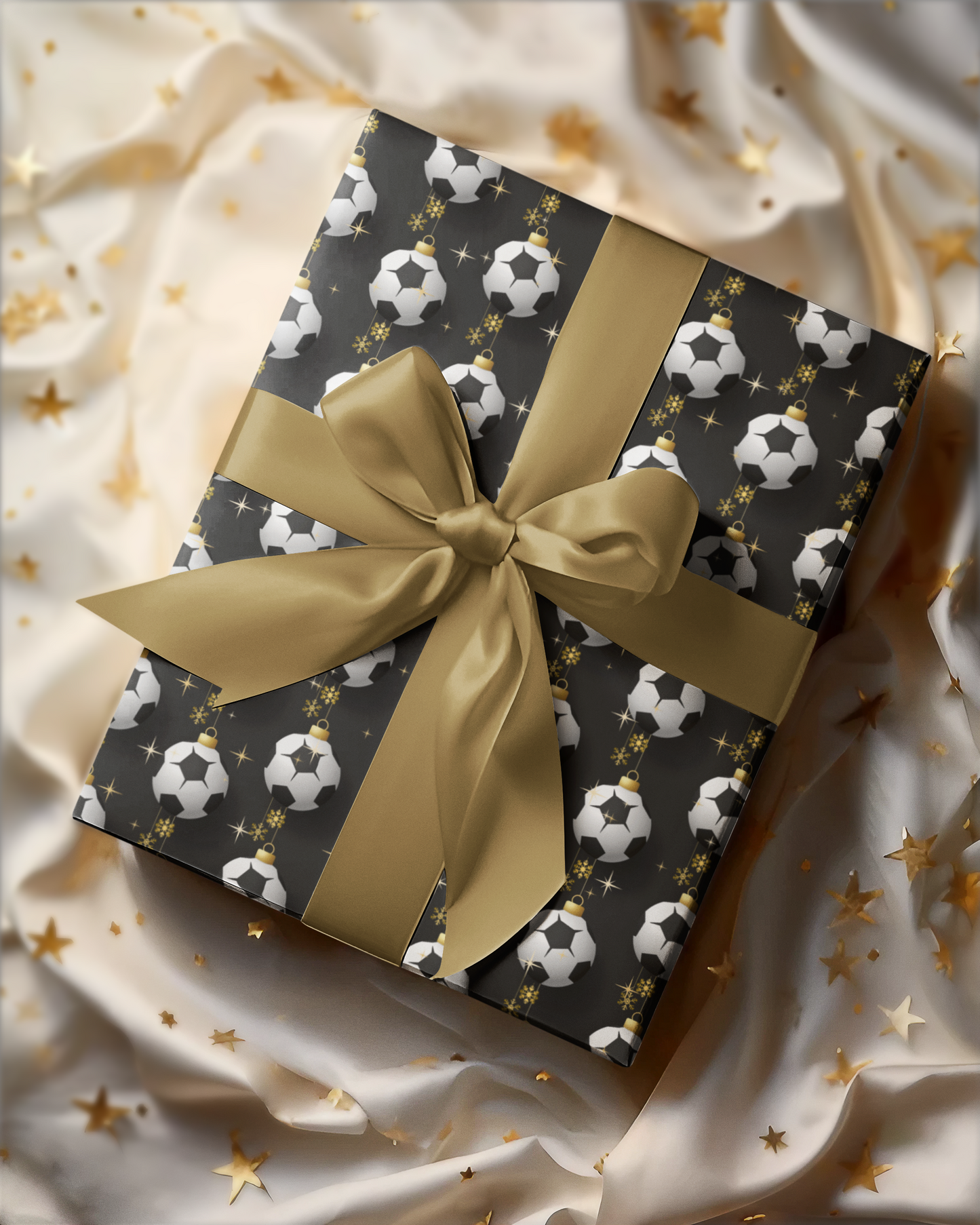 Soccer Christmas Wrapping Paper