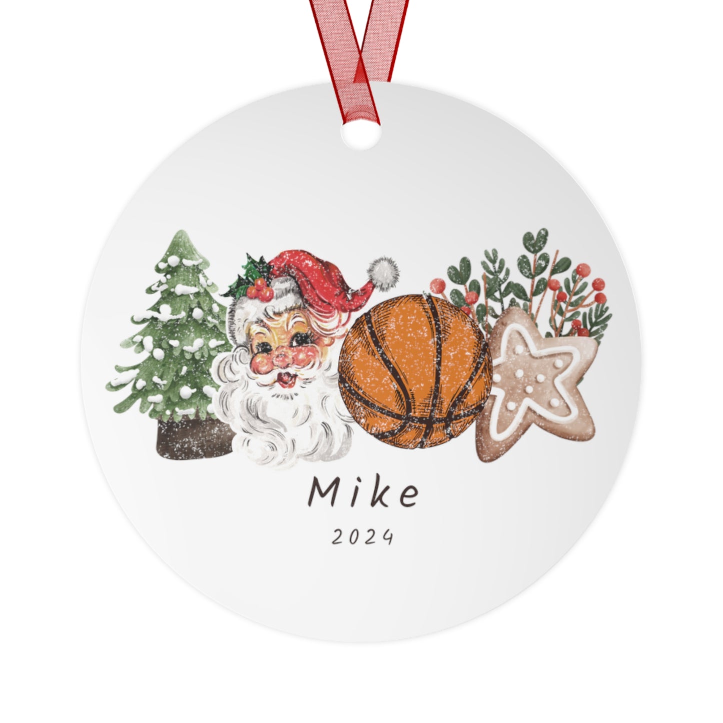 Personalized Basketball Ornament Basketball Player Gift