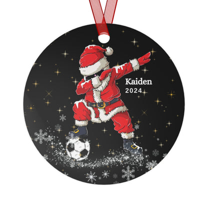 Personalized Soccer Christmas Ornament Customized Soccer Ornament