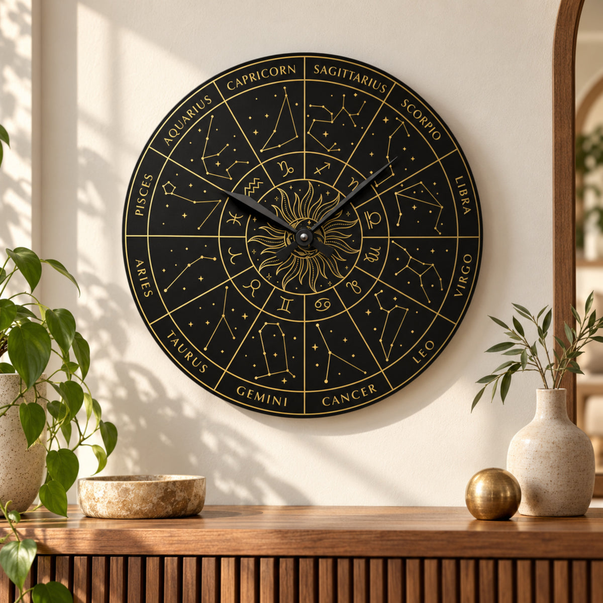 Zodiac Wall Clock
