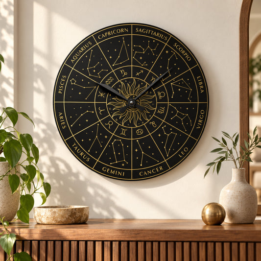 Zodiac Wall Clock