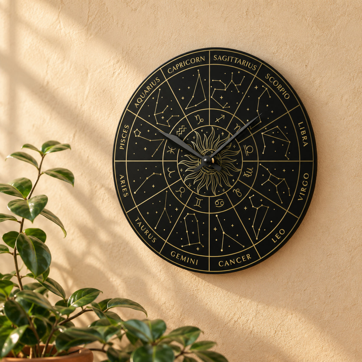 Zodiac Wall Clock
