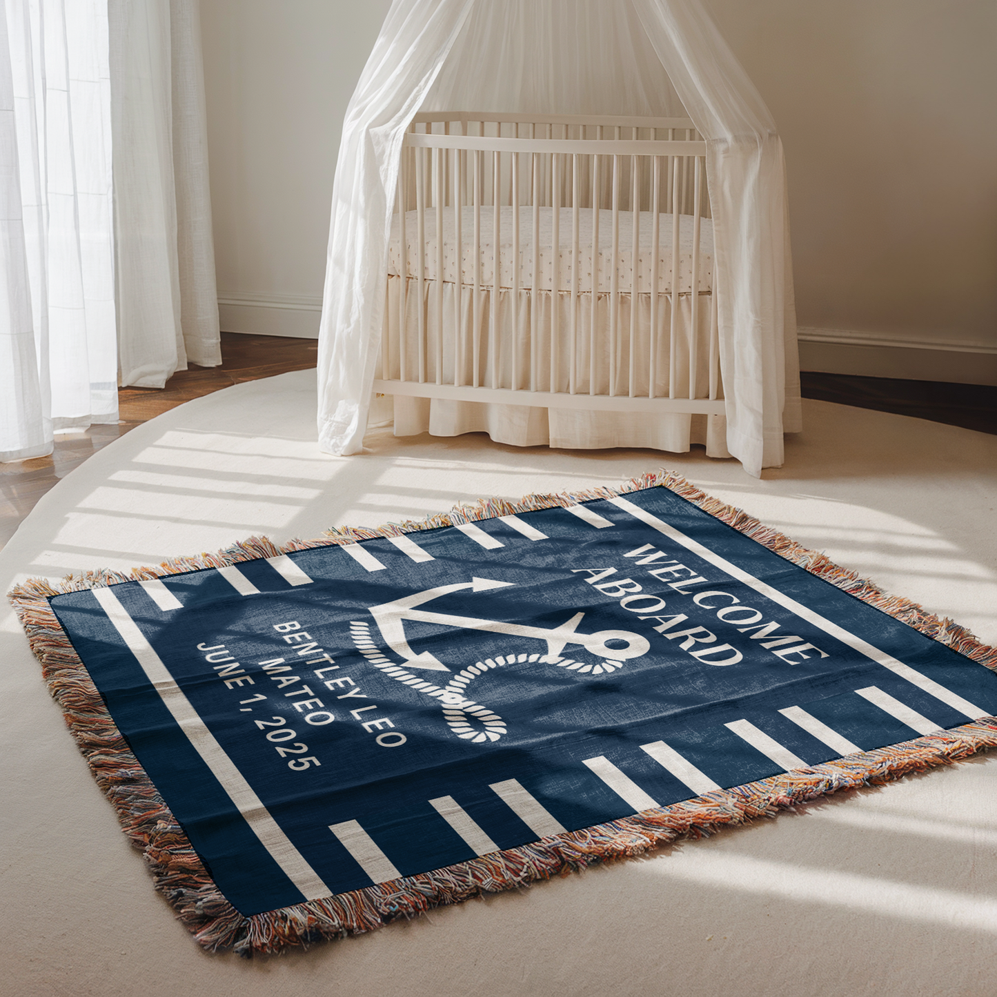 Woven Baby Boat Blanket