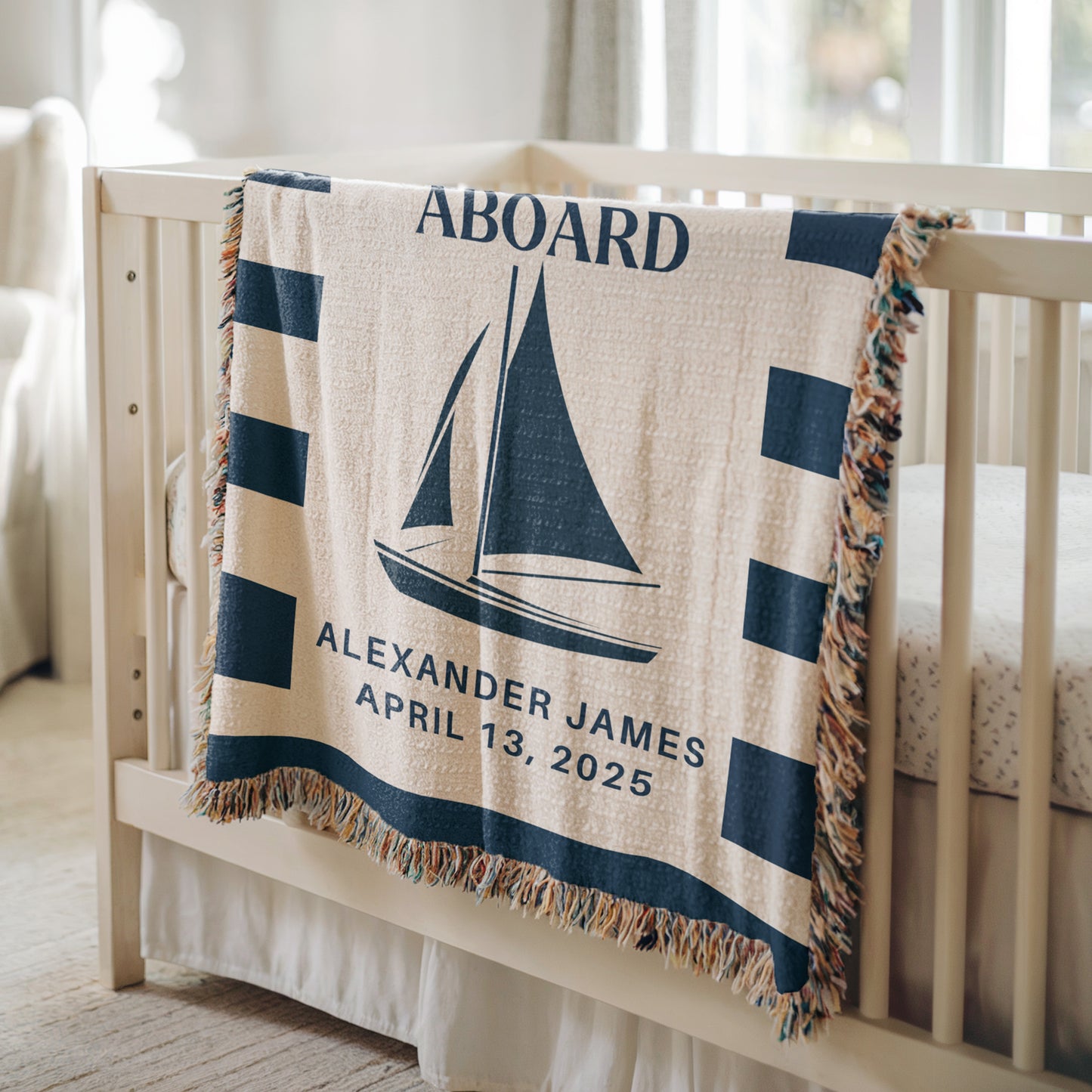 Woven Baby Boat Blanket