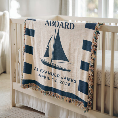 Woven Baby Boat Blanket