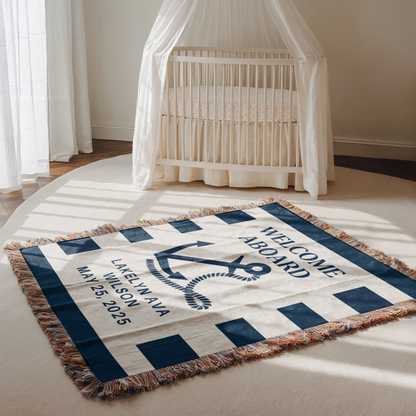 Woven Baby Boat Blanket