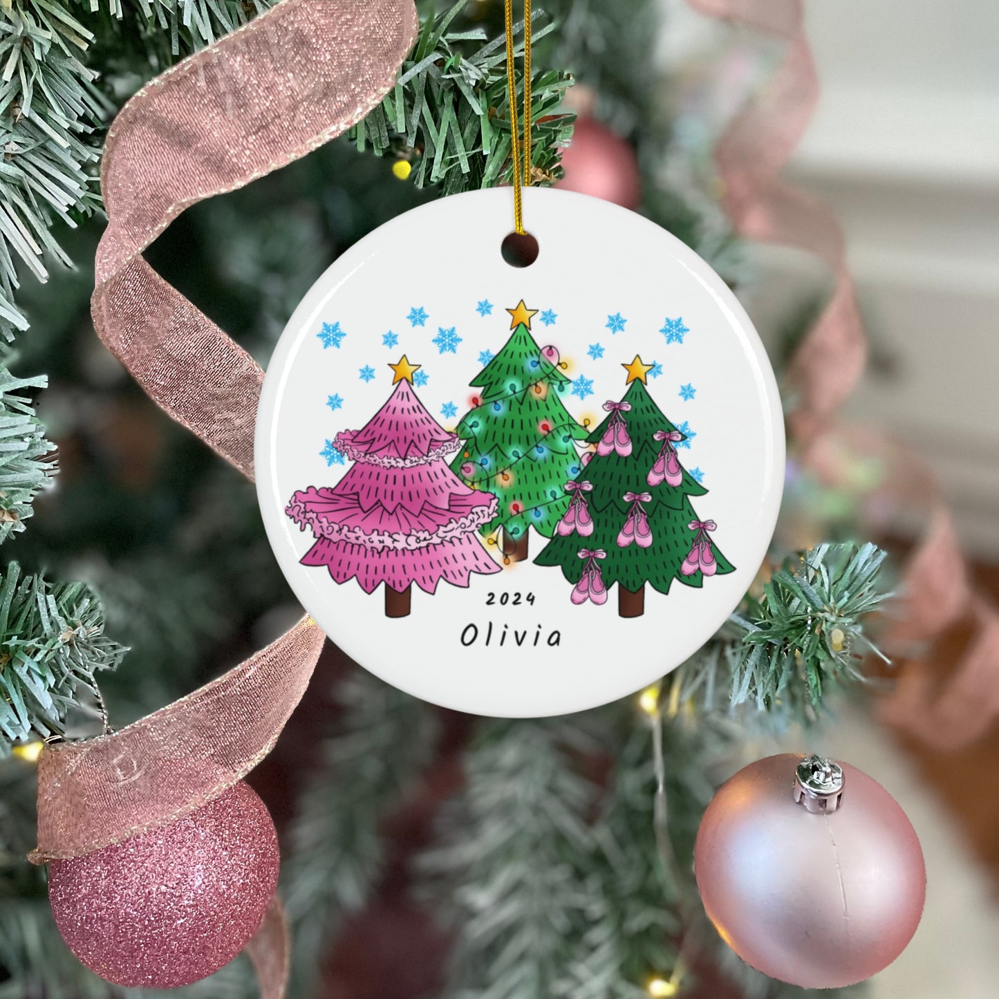 Personalized Dance Christmas Ornament