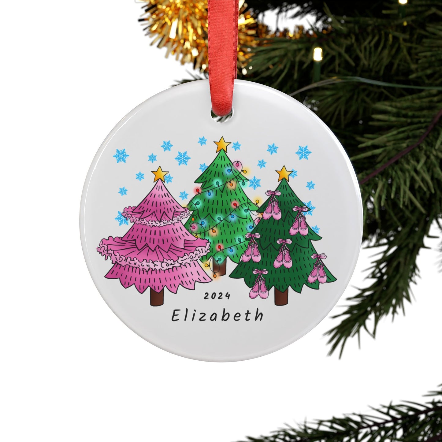 Personalized Dance Christmas Ornament