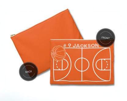 Personalized Basketball Zipper Case