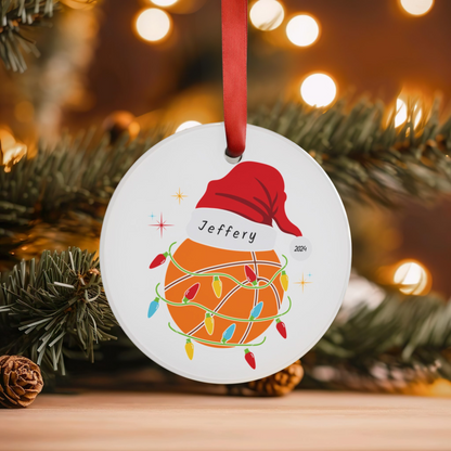 Basketball Ornament Personalized Custom Name Ornament