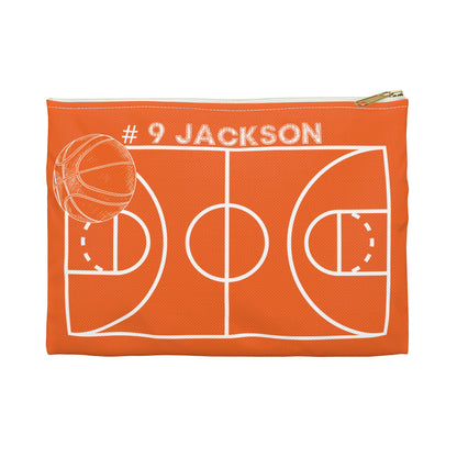 Personalized Basketball Zipper Case