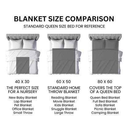 Personalized Mountain Bike Blanket