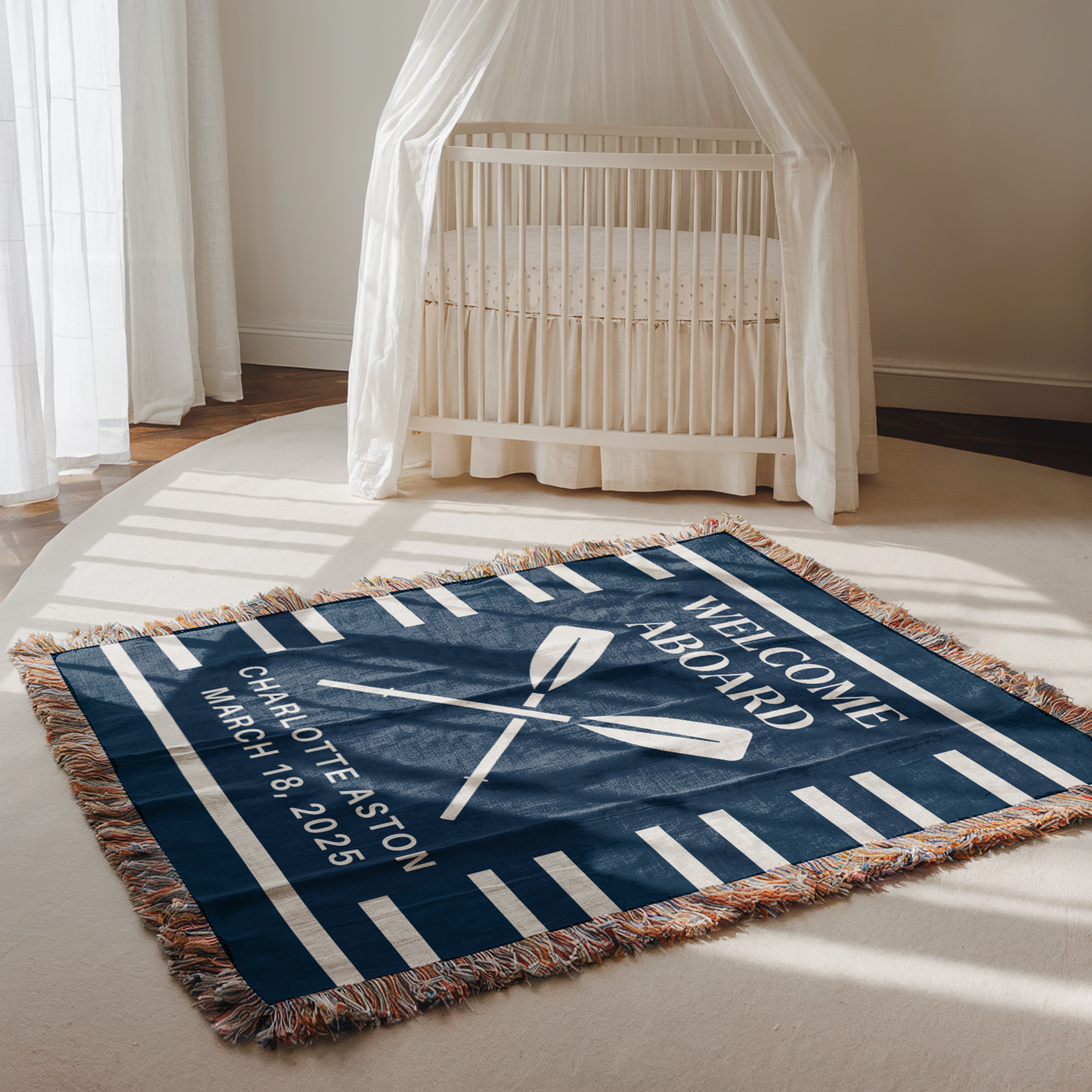 Woven Baby Boat Blanket