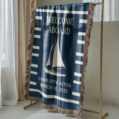 Woven Baby Boat Blanket