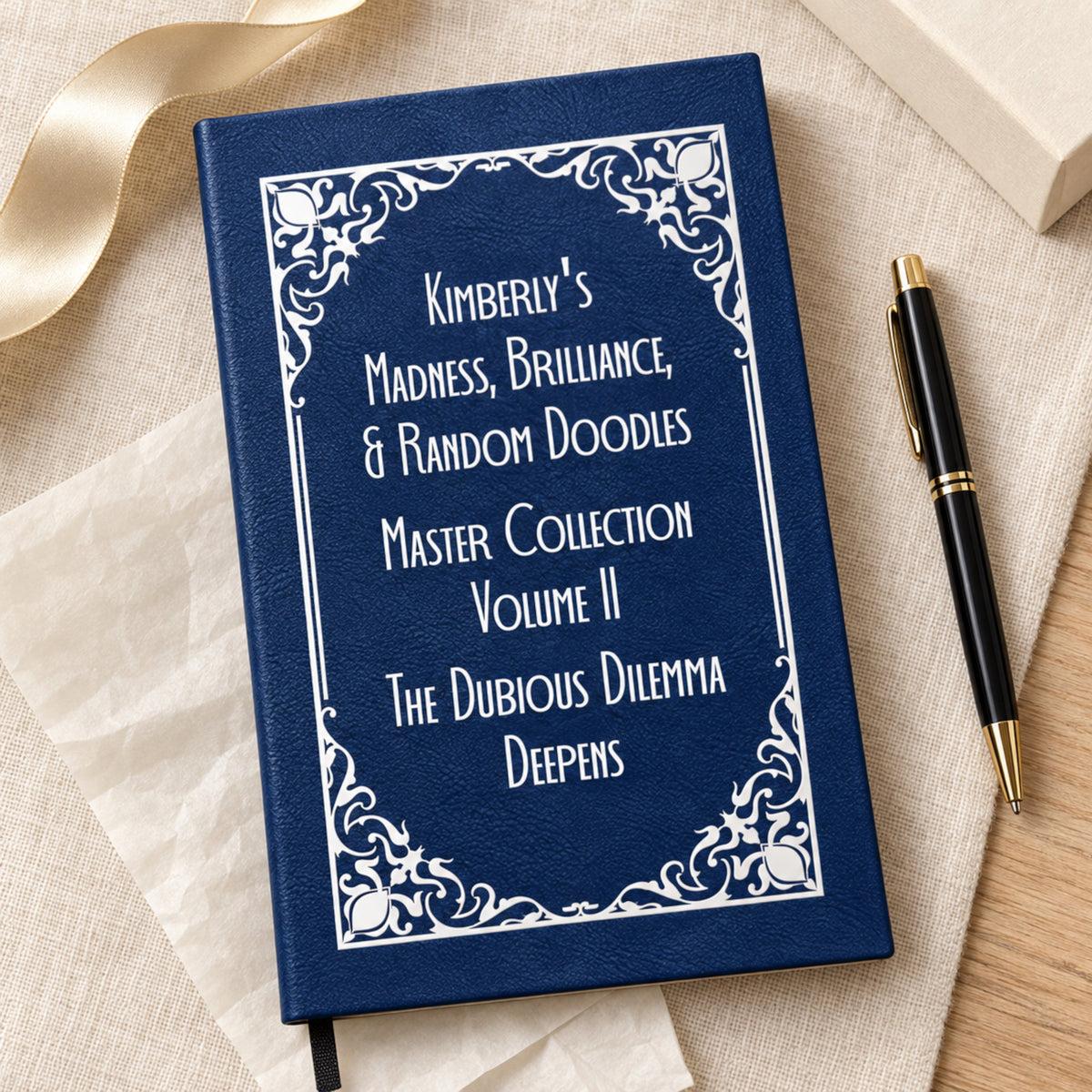 Custom Sarcastic Notebook Gift Set