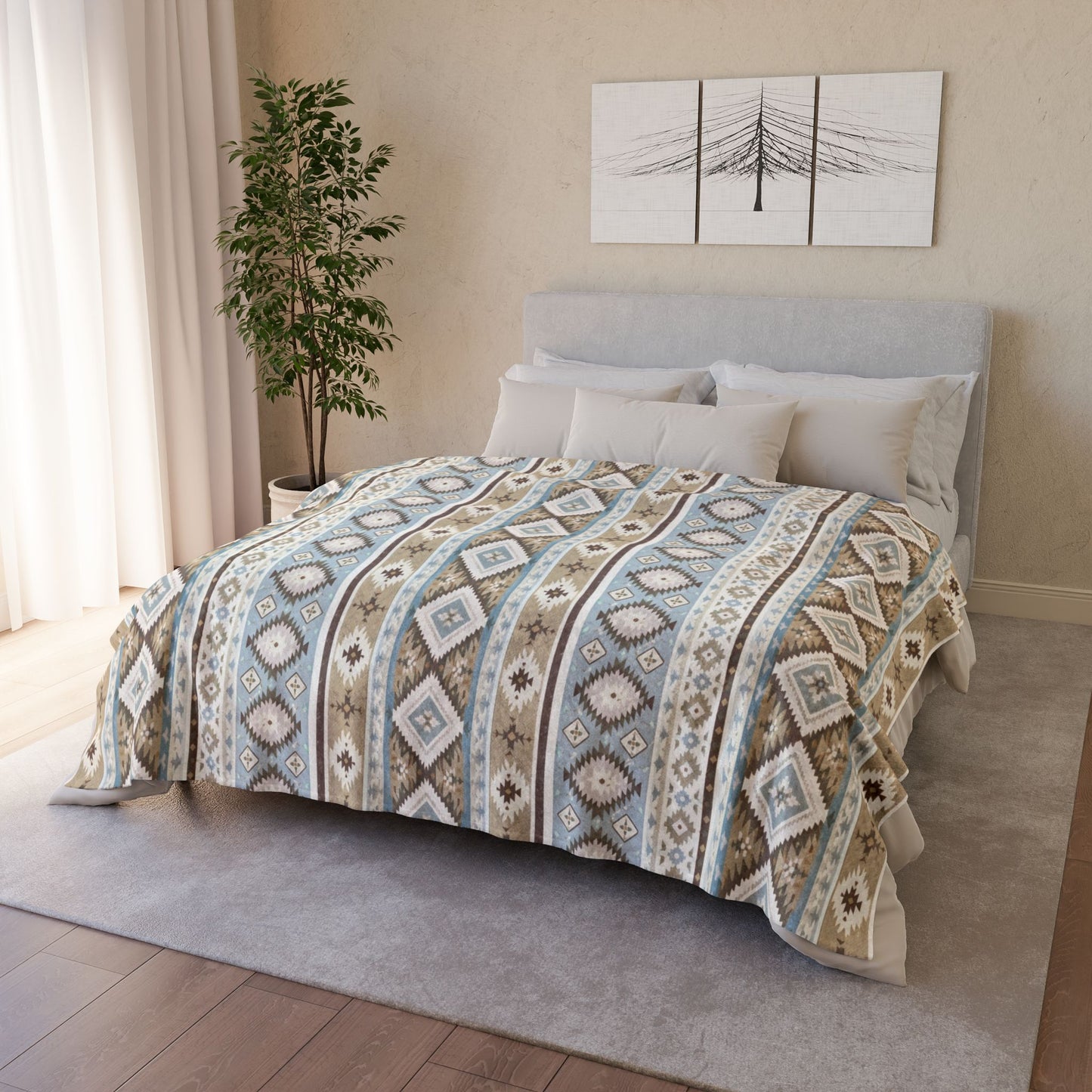 Personalized Aztec Southwestern Blanket