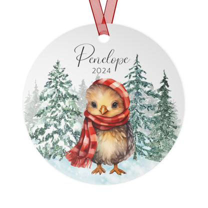 Personalized Christmas Chicken Ornament Custom Chicken Gifts