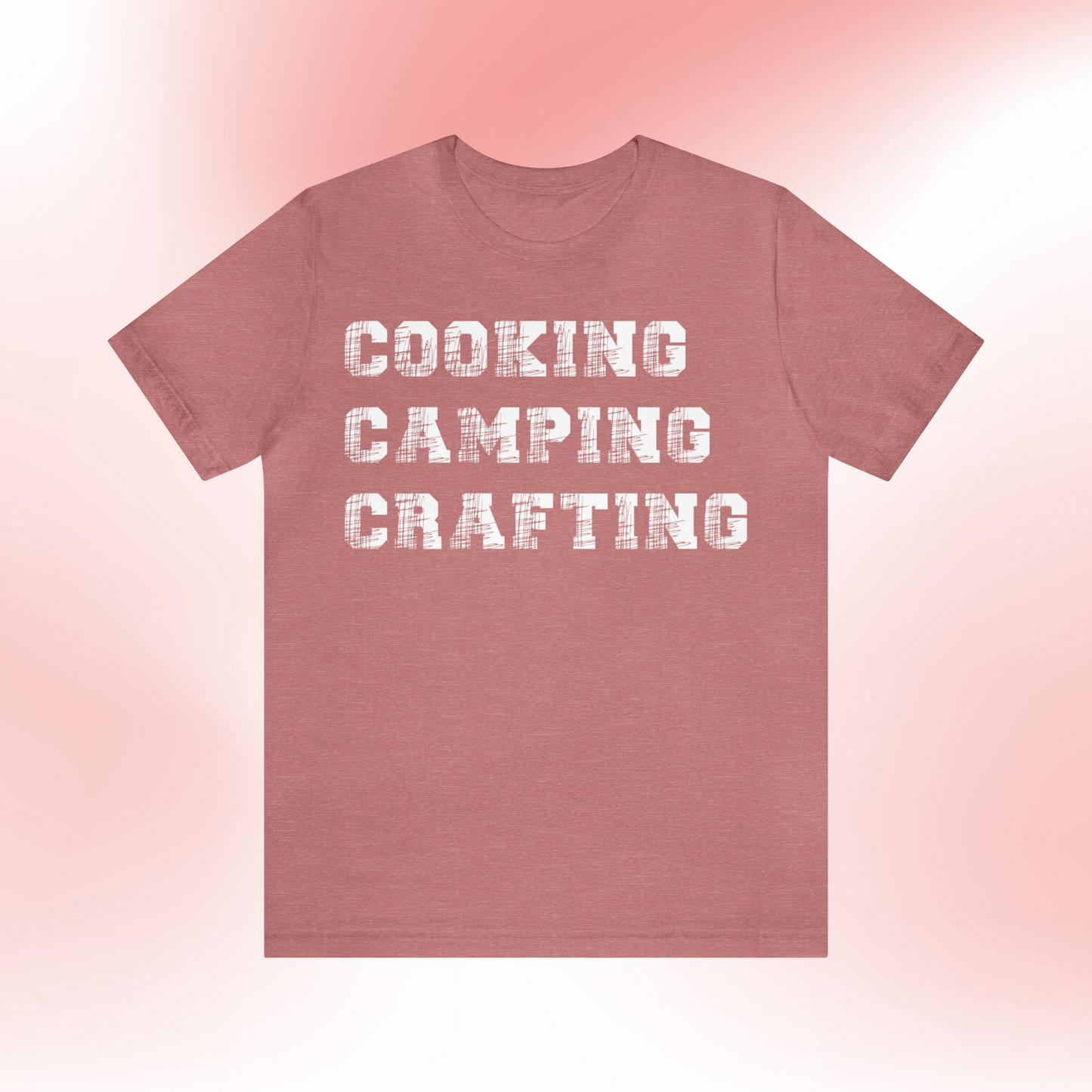 Camping Shirt Crafting Shirt Cooking Shirt Chef Gift Camper Gift Crafter Tee Unisex Cotton T Shirt Gift Ideas For Crafter Unique Camp Shirt