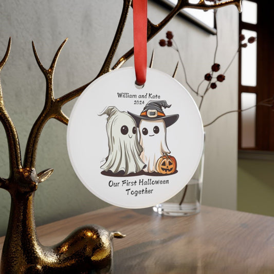 Our First Halloween Together Personalized Couple Ornament