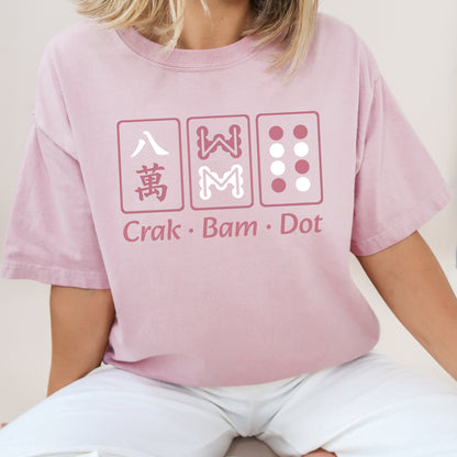 Crak, Bam, Dot Mahjong Shirt