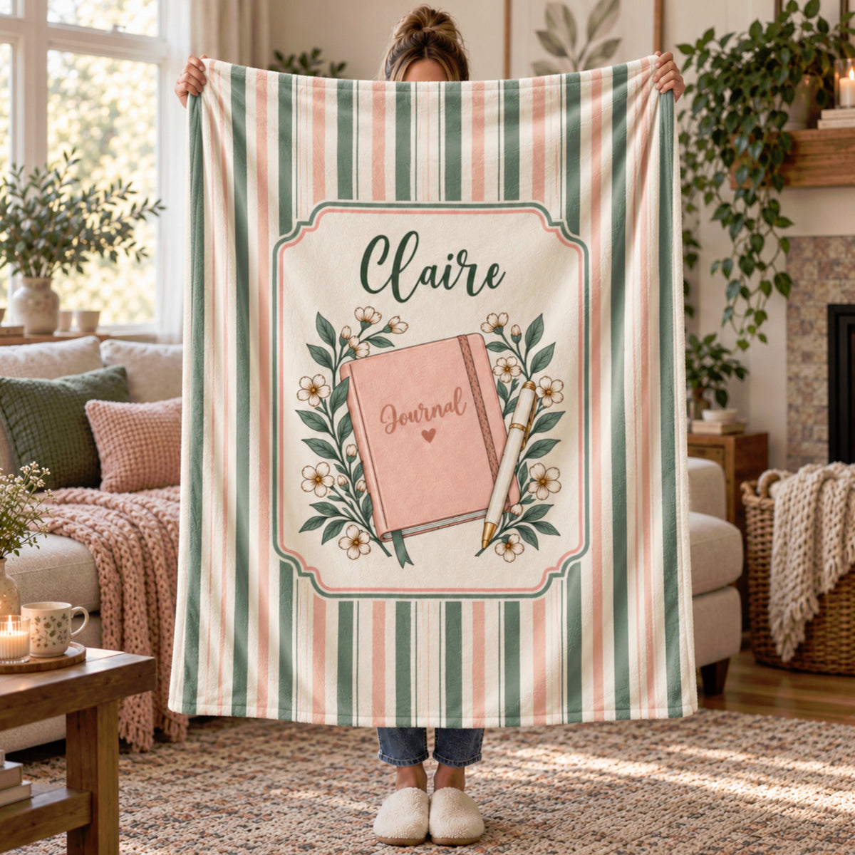 Personalized Journaling Blanket