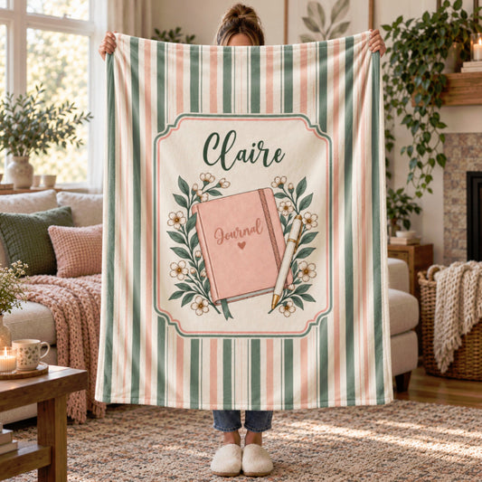 Personalized Journaling Blanket