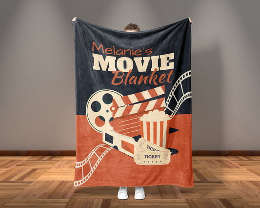 Personalized Movie Night Blanket
