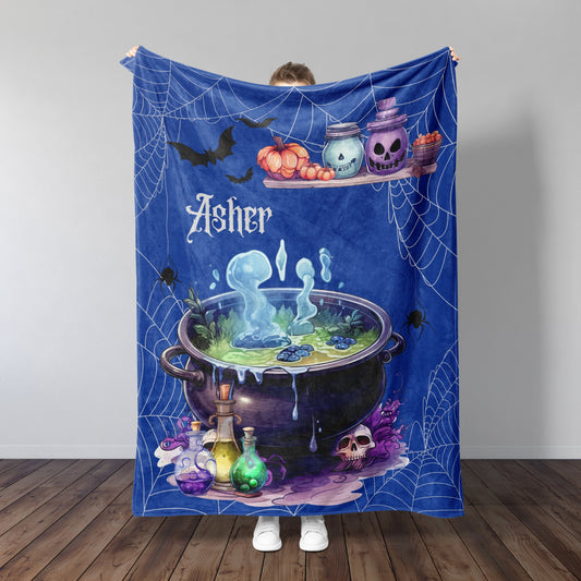 Personalized Halloween Blanket