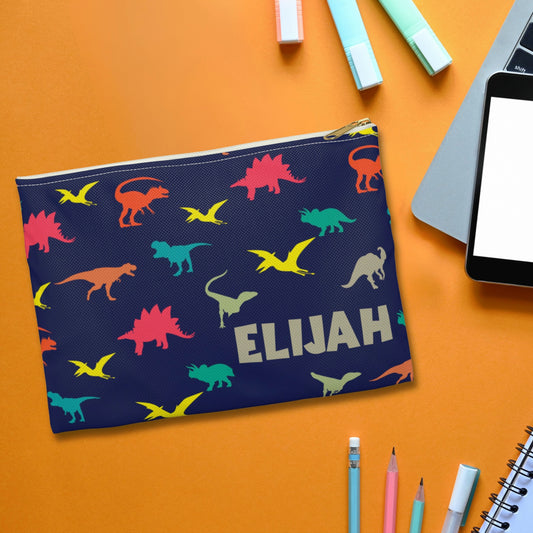 Personalized Dinosaur Pencil Case