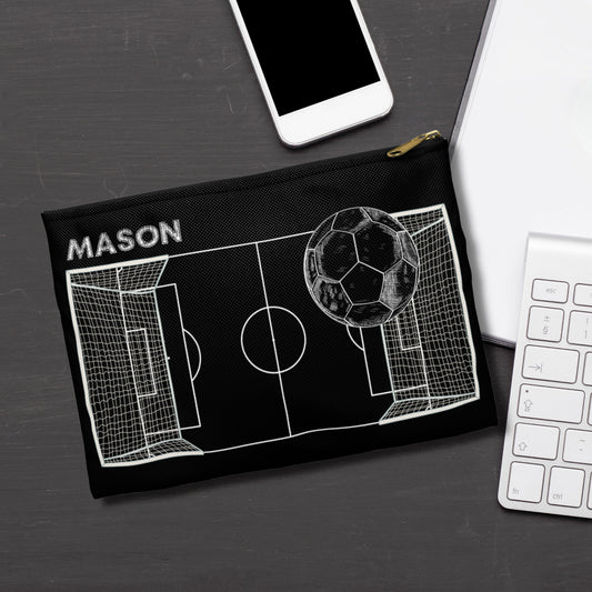 Custom Soccer Pencil Case