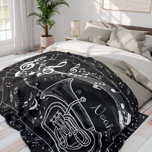 Personalized Tuba Blanket