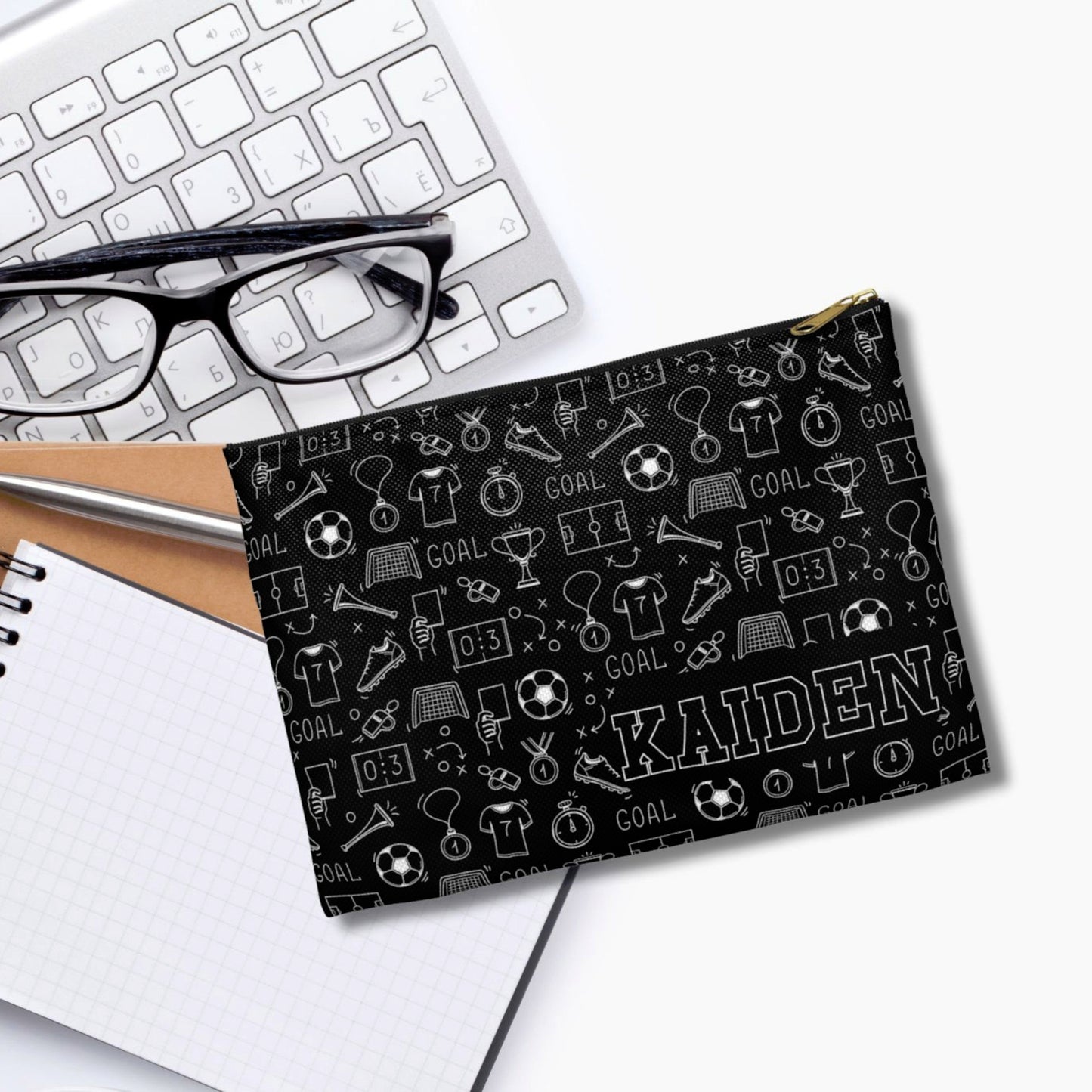 Personalized Soccer Pencil Case