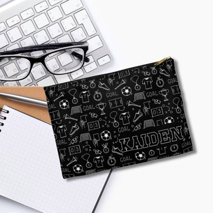 Personalized Soccer Pencil Case