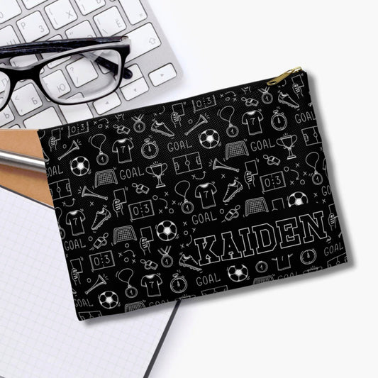 Personalized Soccer Pencil Case