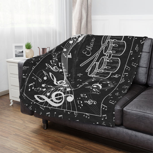 Personalized Tenor Drums Blanket