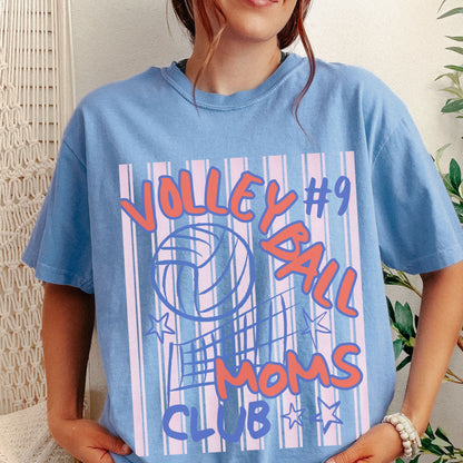 Custom Volleyball Moms Club Shirt