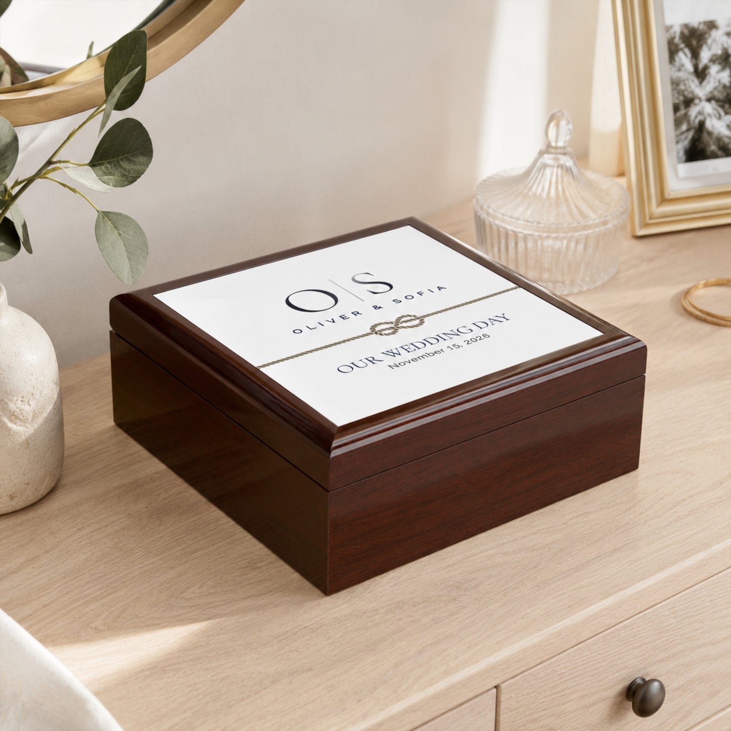 Personalized Wedding Keepsake Box