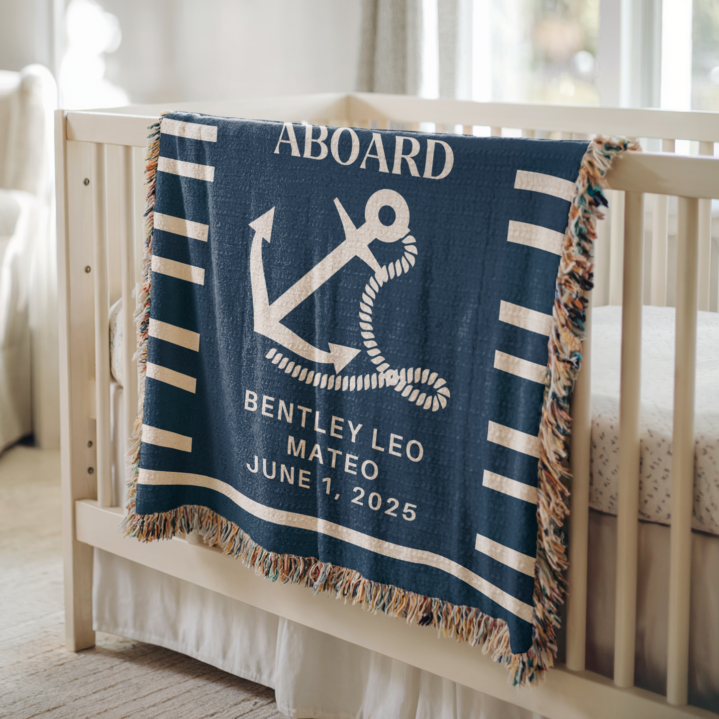 Woven Baby Boat Blanket