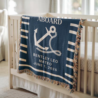 Woven Baby Boat Blanket
